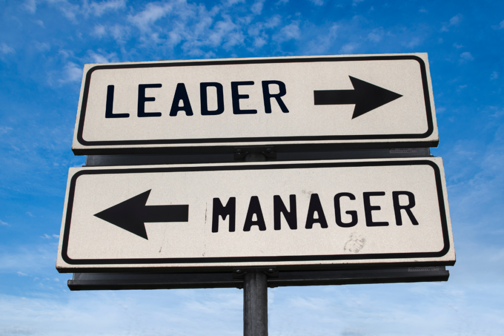 Leaders and managers